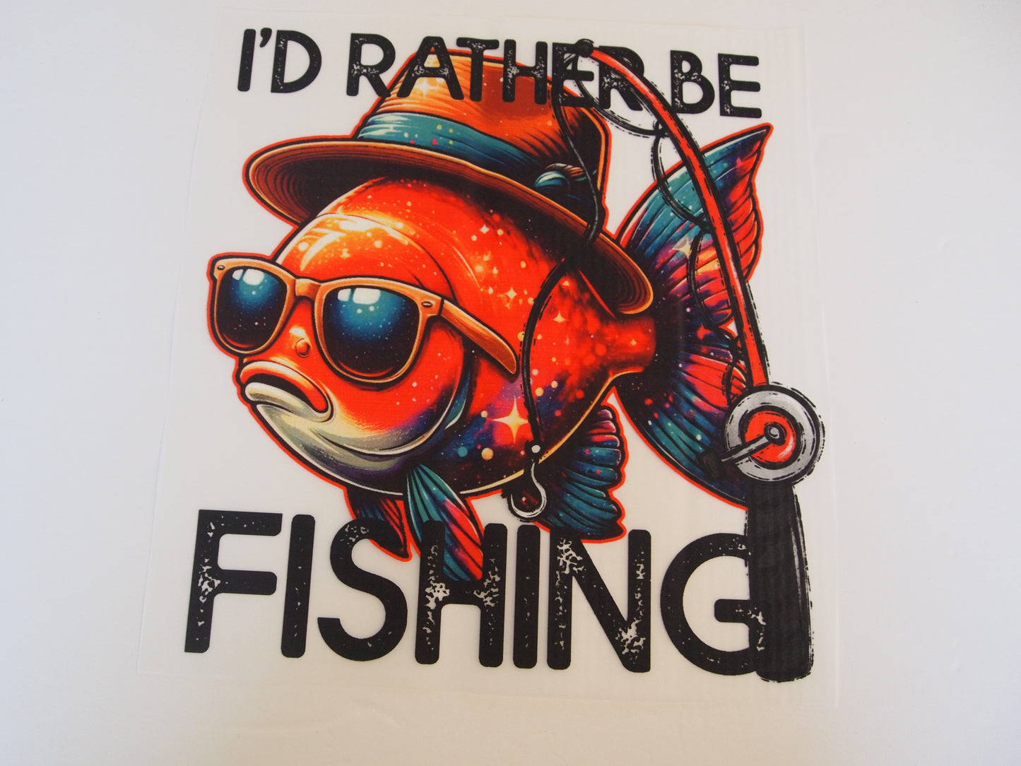 I'd rather be fishing. Design transfer