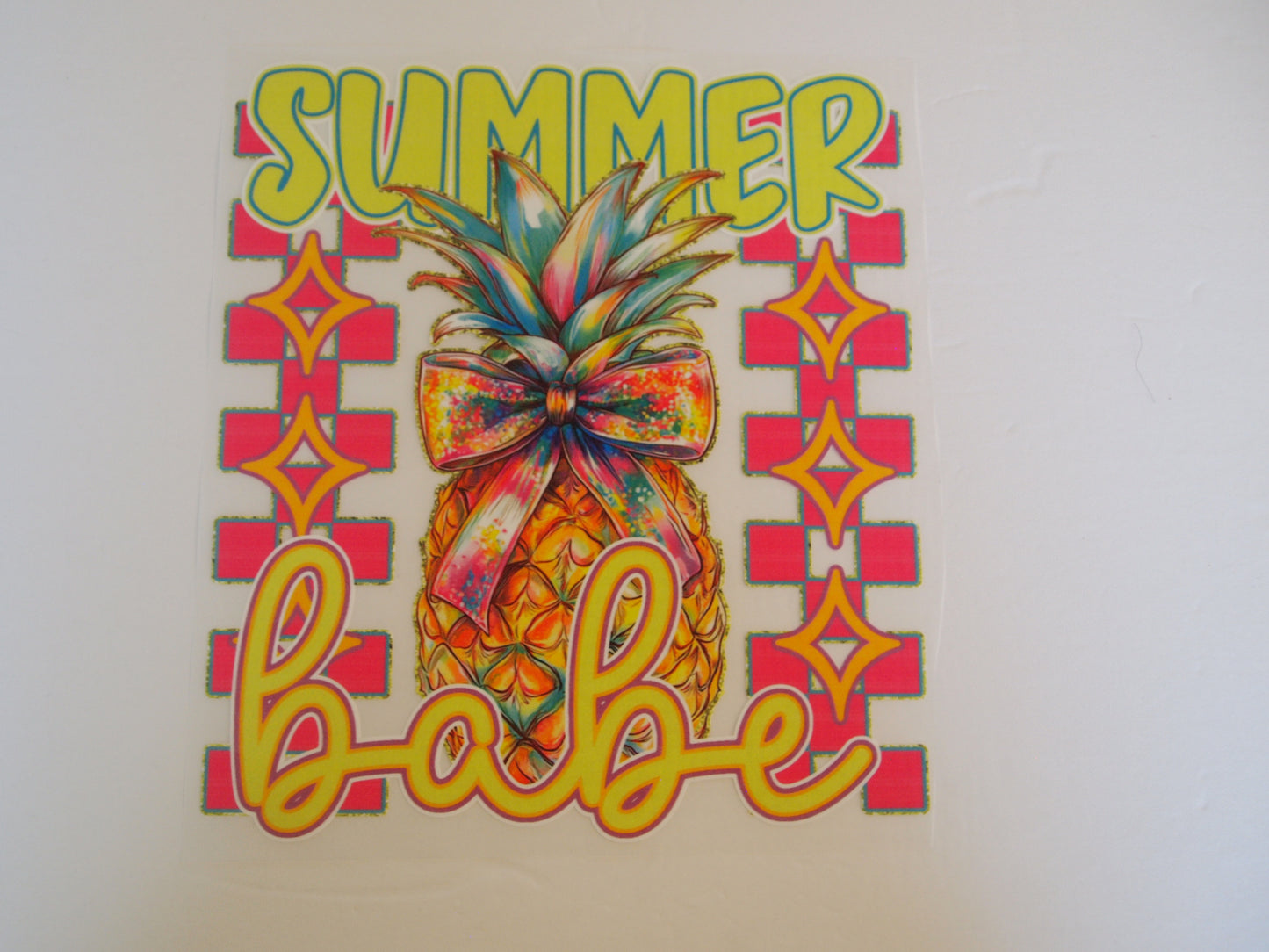 Summer Babe. Design transfer