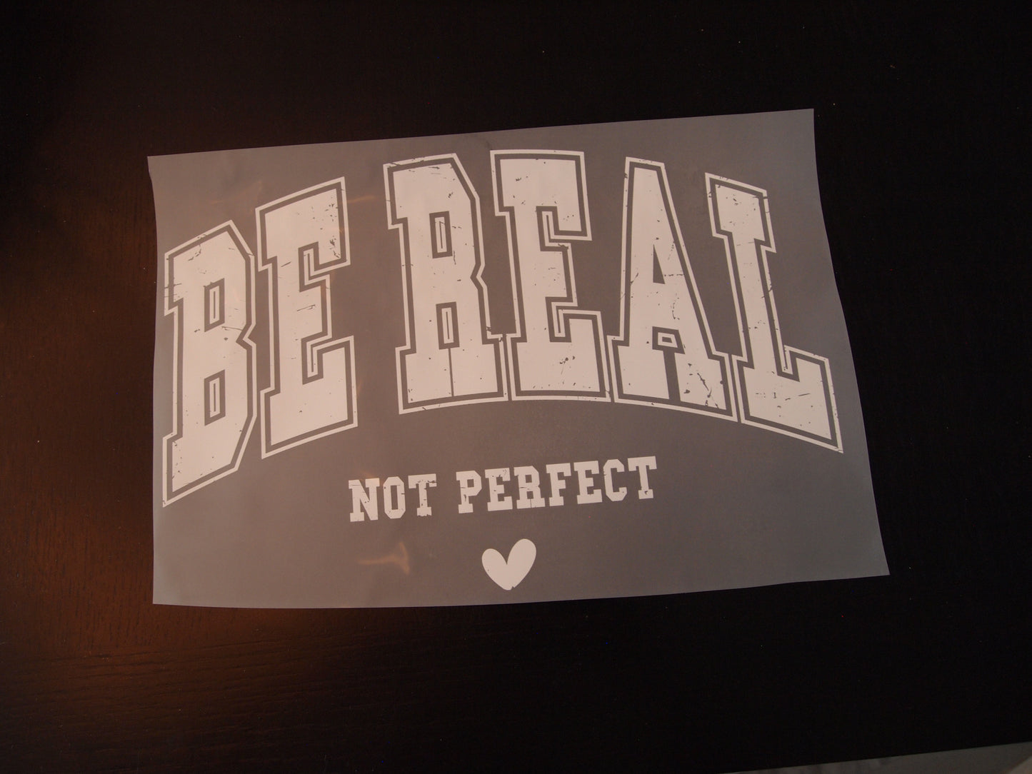 17-Be Real Not Perfect. A-Transfer