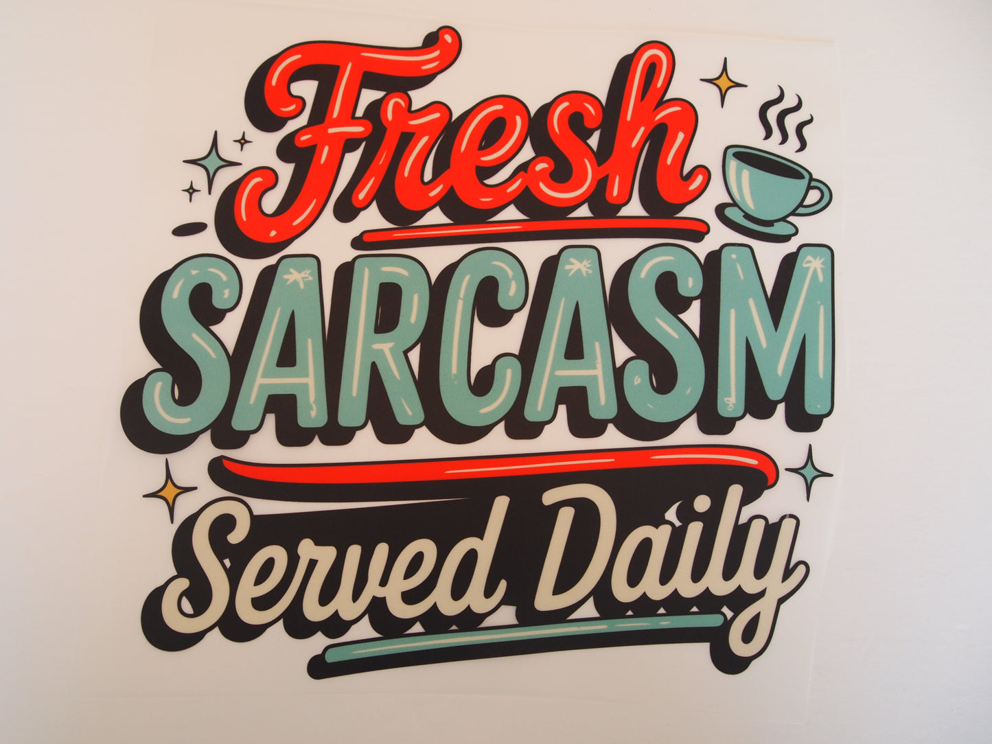 Fresh sarcasm served daily