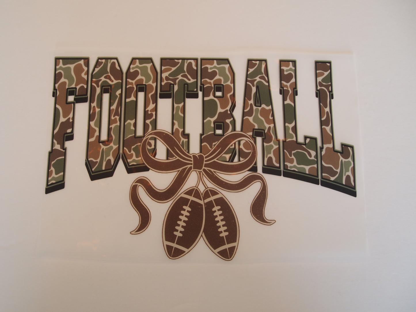 Football with bow