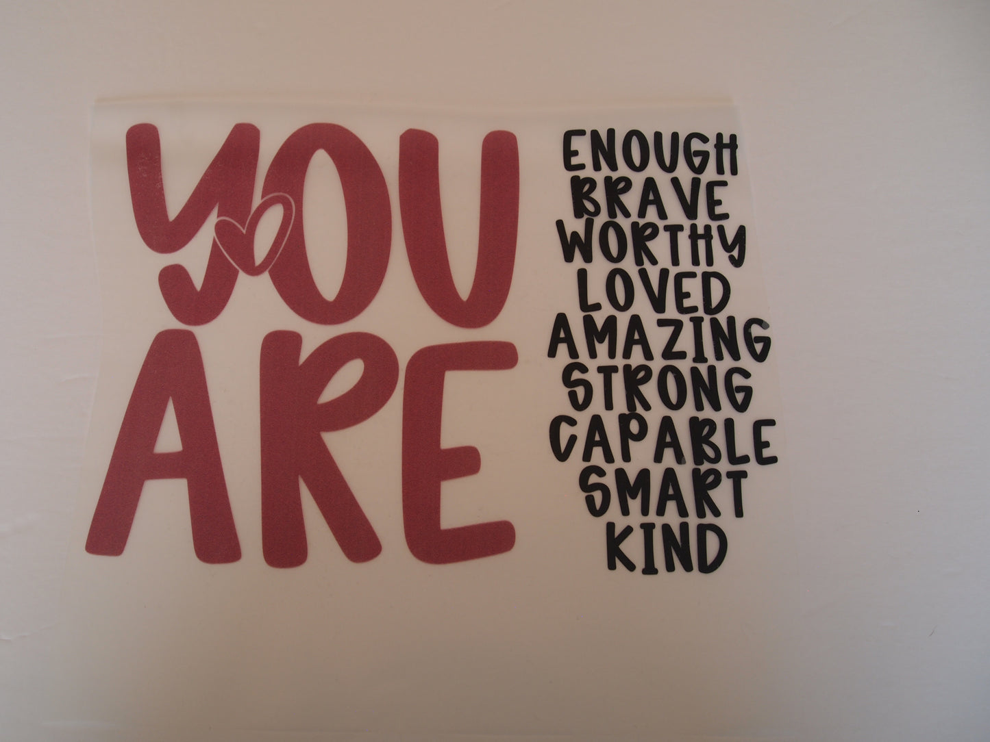 You are enough...