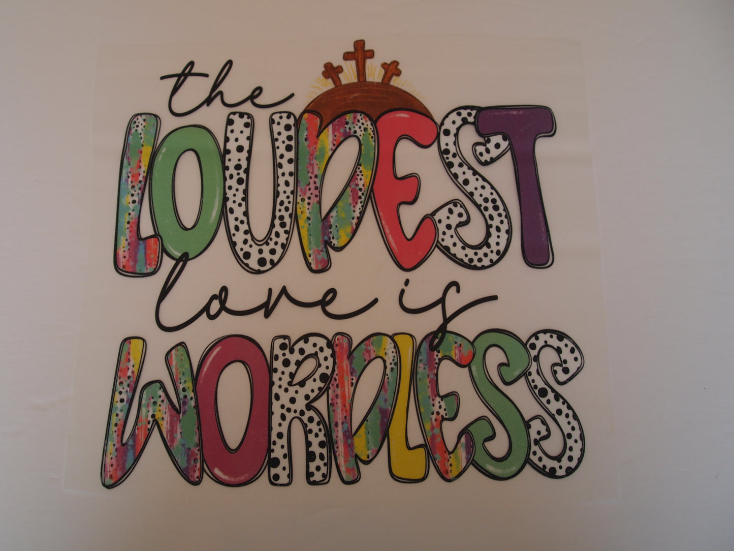 The loudest love is wordless