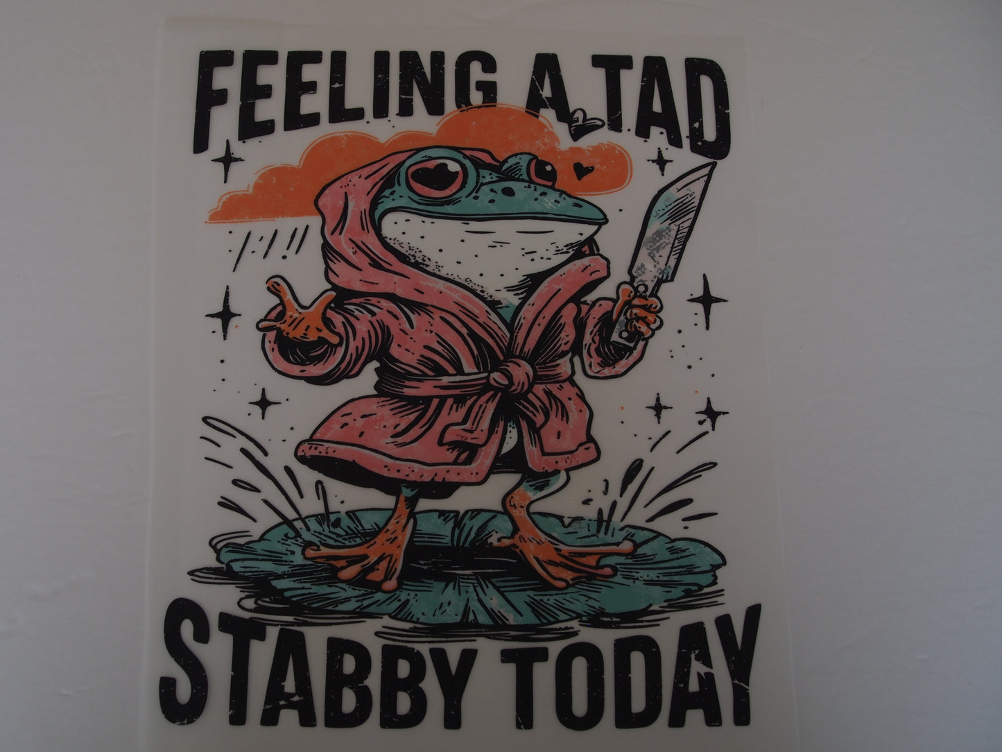 Feeling a tad stabby today