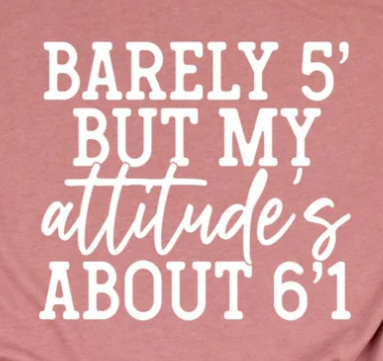 115S-Barely 5' but my attitude's about 6'1"