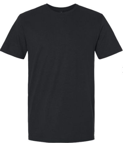 XL Black Gildan Softstyle