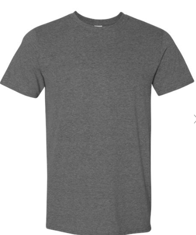XL Heather Dark Grey Gildan Softstyle
