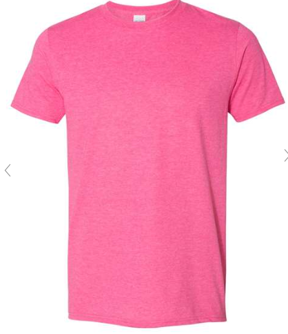 XL Heather Heliconia Gildan Softstyle
