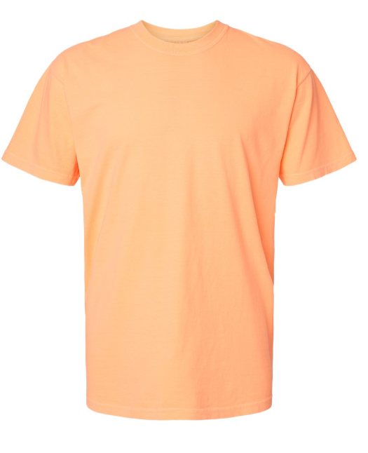 Neon Cantaloupe Comfort Colors T-shirt