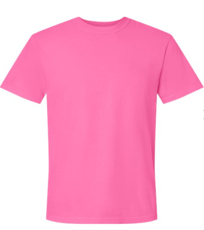 S Neon Pink Comfort Colors