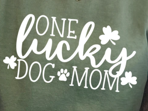 50S-One lucky dog mom