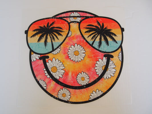 Summer Smiley Face. Design Transfer