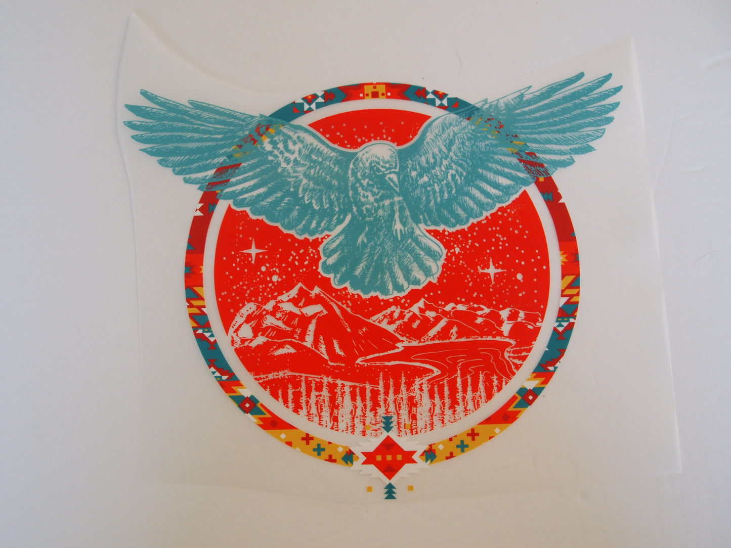 Native. Eagle. Design transfer