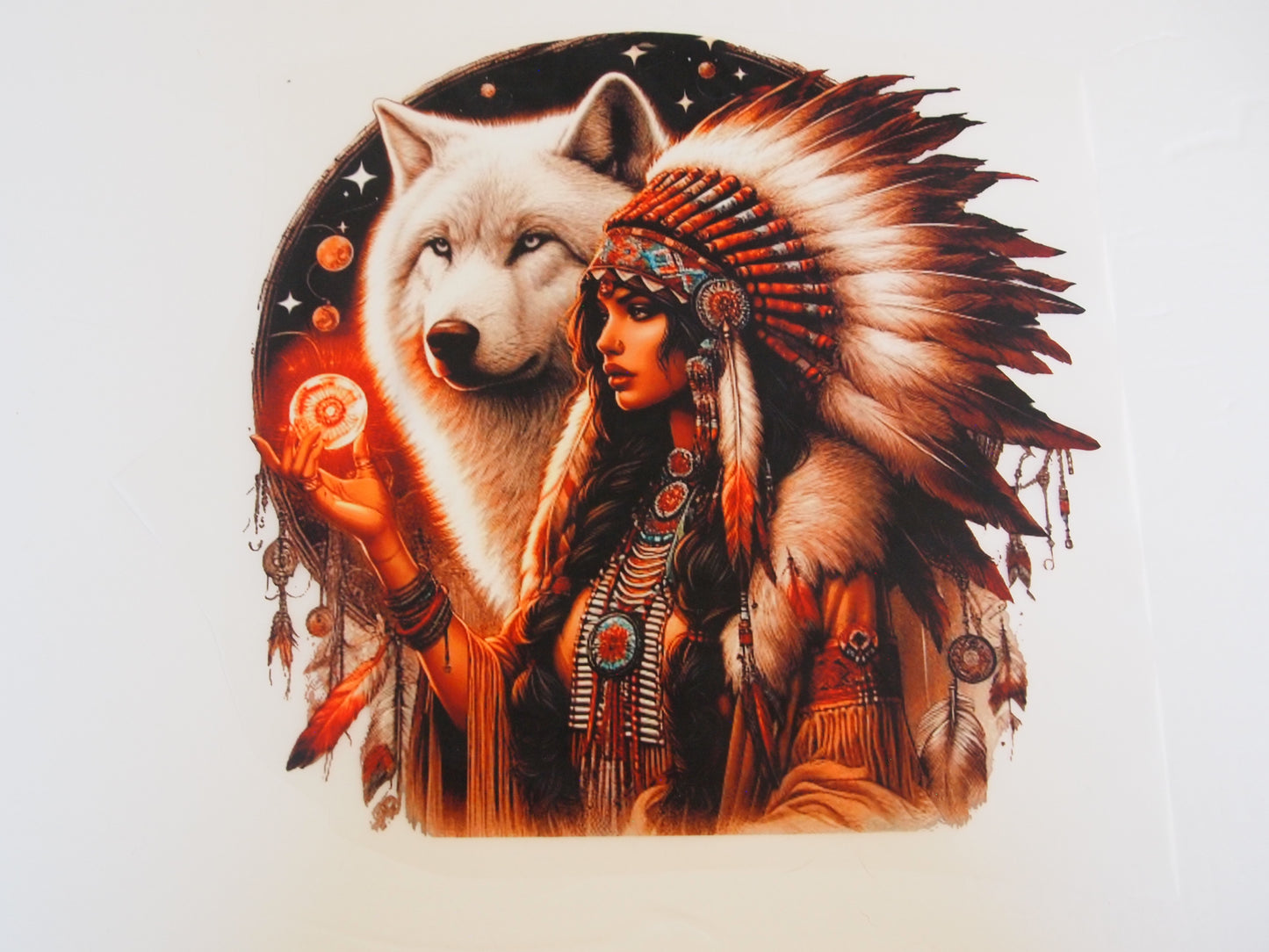 Native. Girl. Design transfer