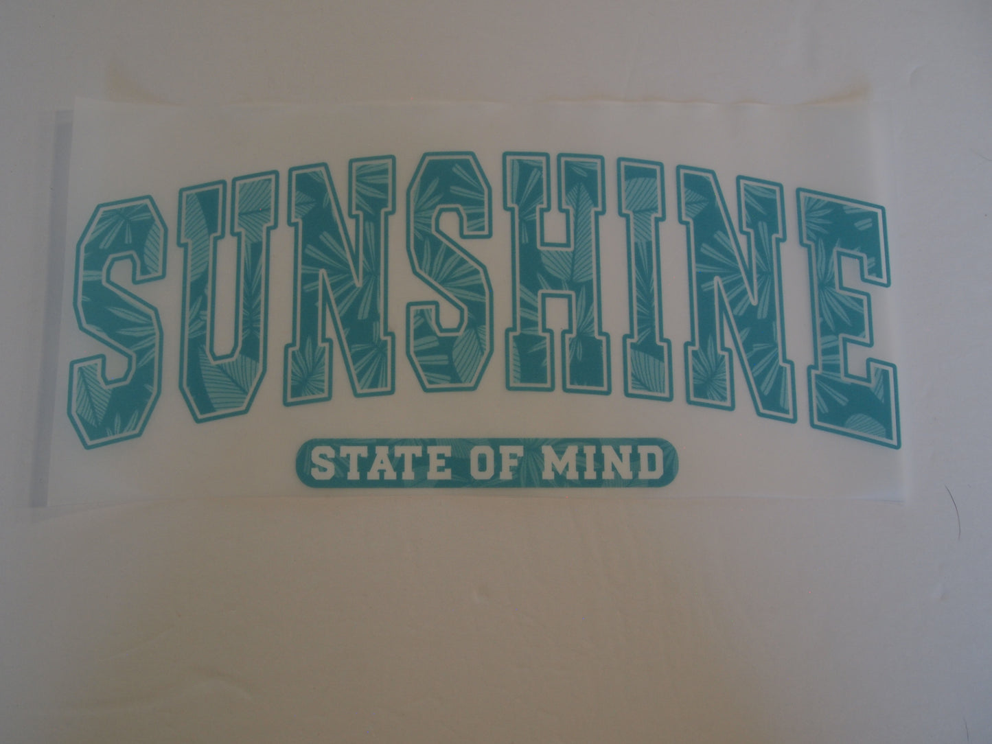 Sunshine state of mind. Design transfer