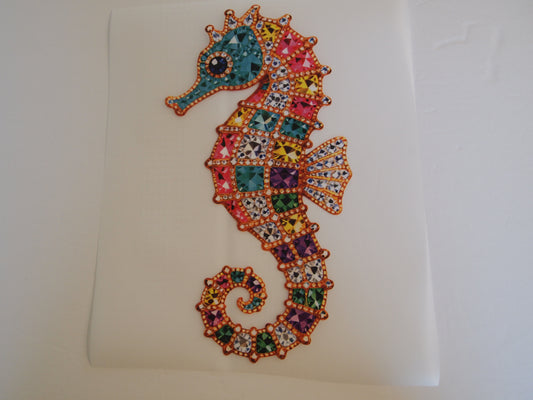 10A-Rhinestone Seahorse