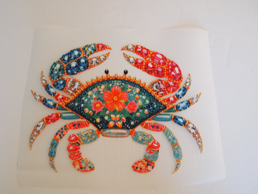 6A-Rhinestone crab