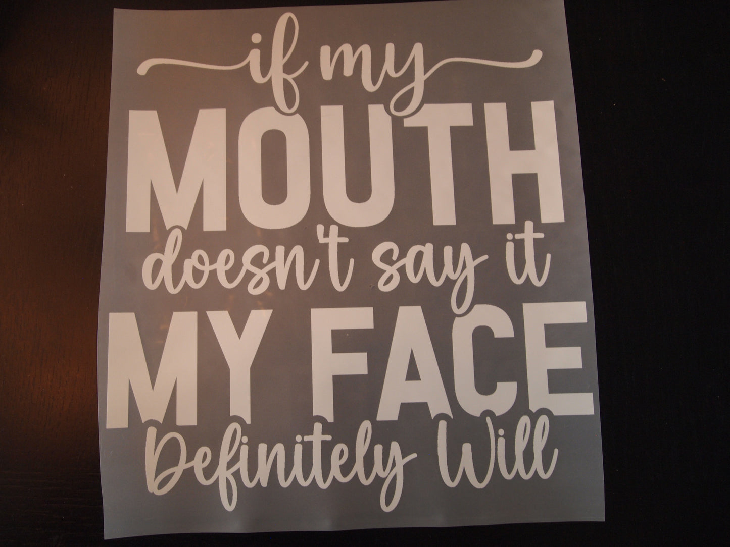 9-If my mouth... A-Transfer