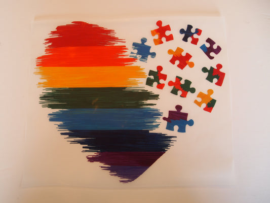 29-Autism heart. A-Transfer