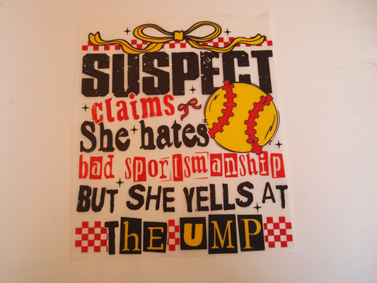 44-Suspect Claims..Softball. A-Transfer