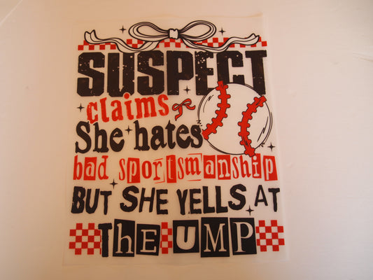 45-Suspect Claims...Baseball. A-Transfer