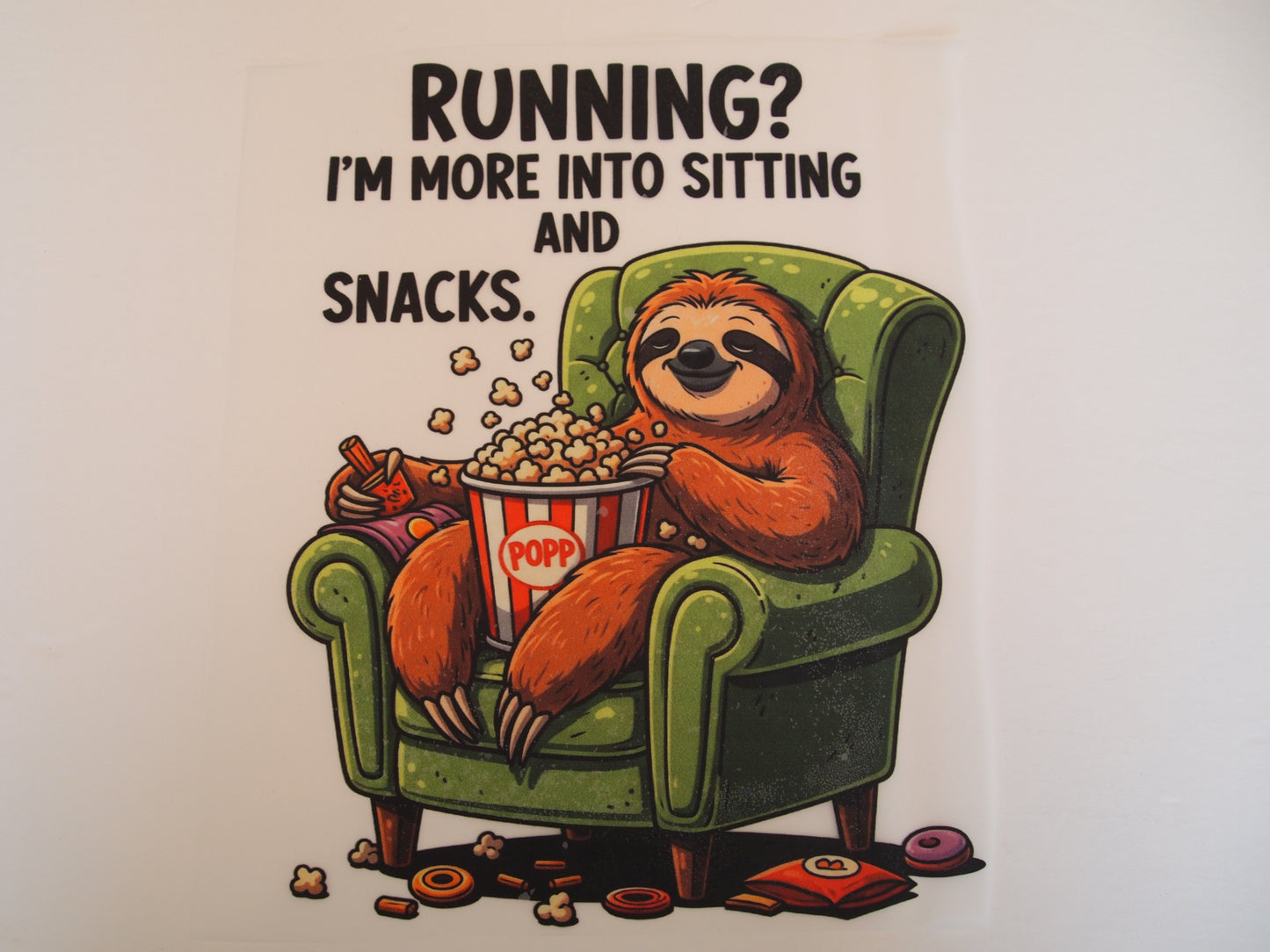 Running? I'm more into sitting and snacks