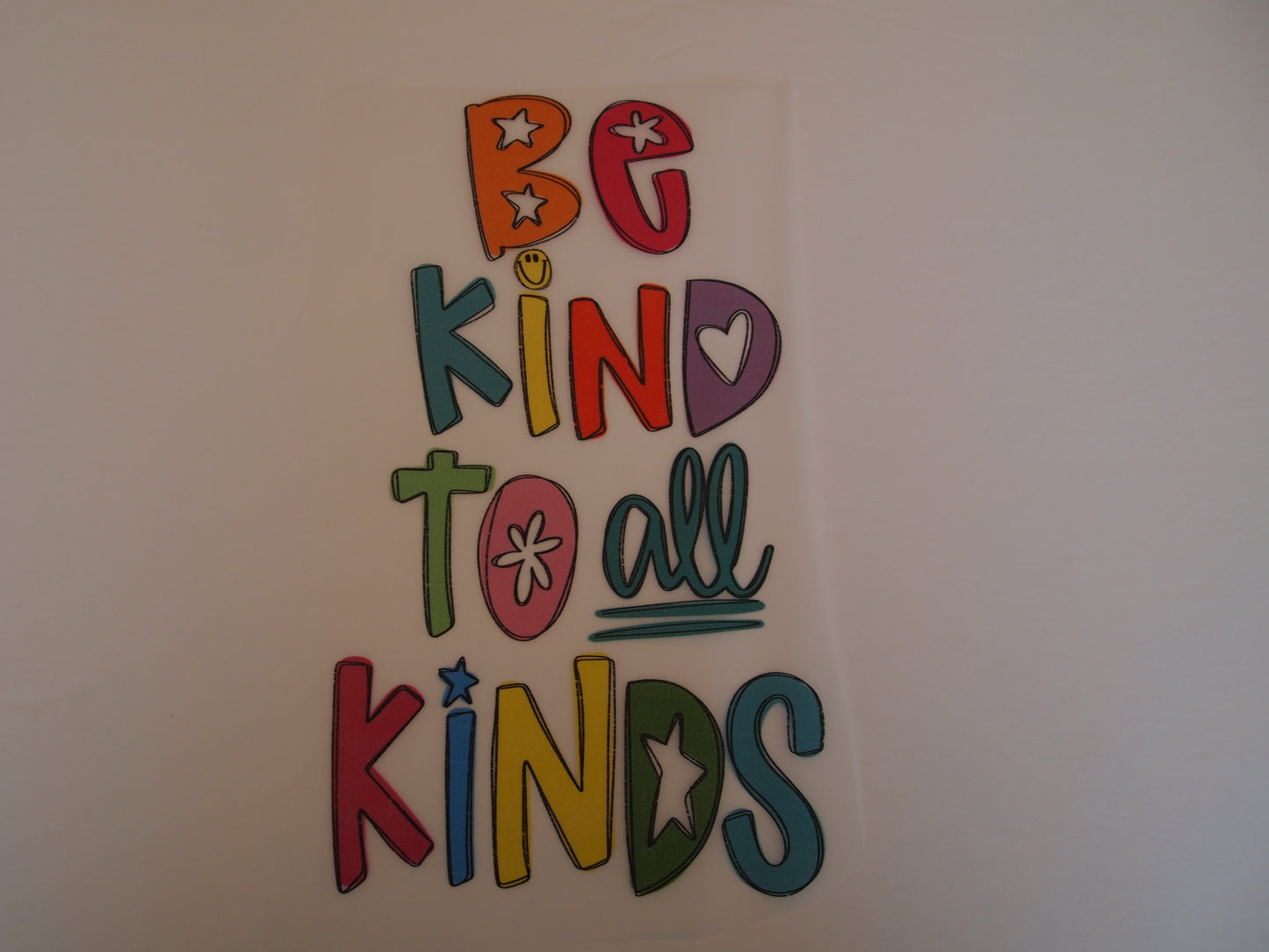 Be kind to all kinds
