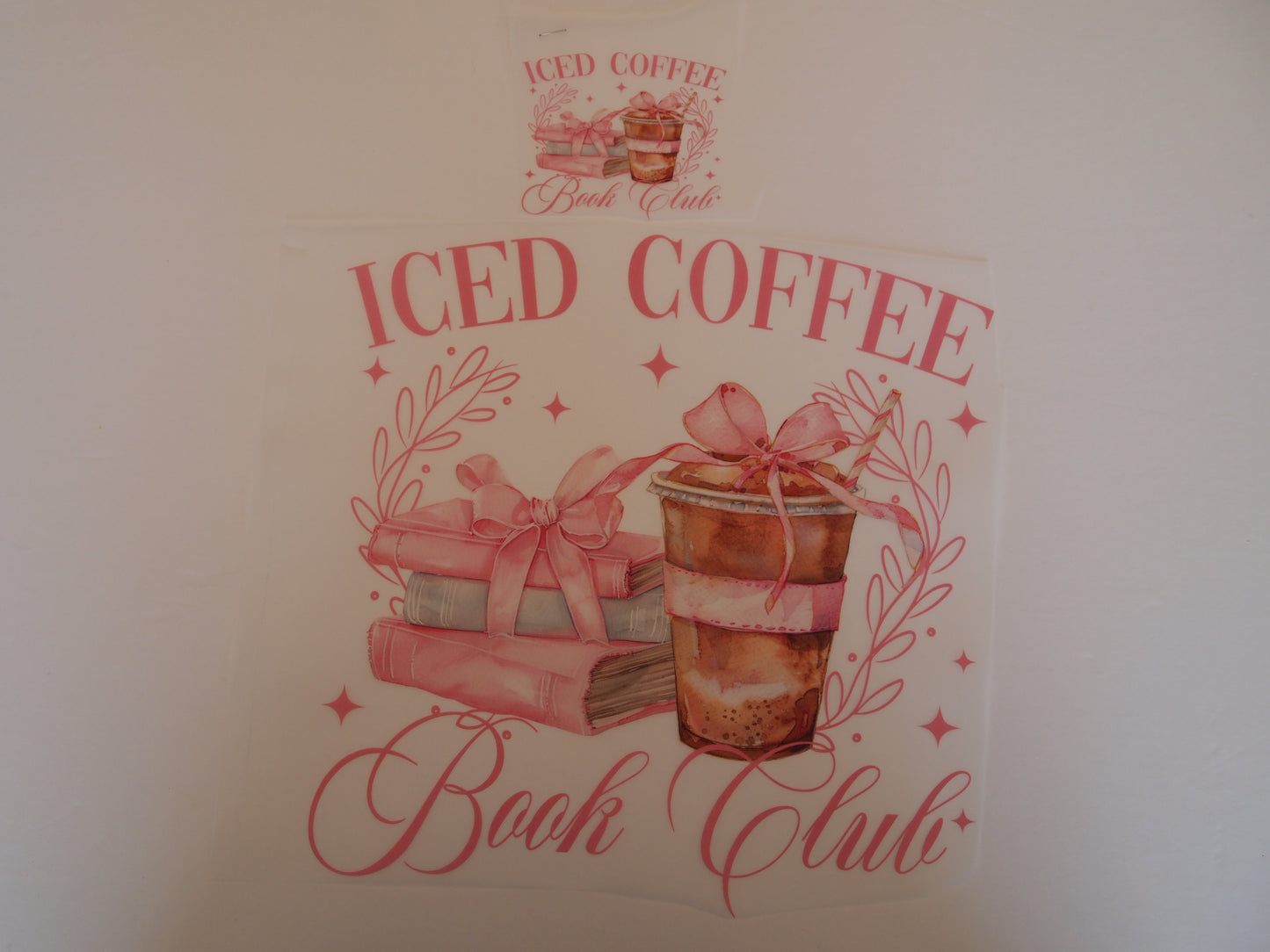 Ice coffee book club