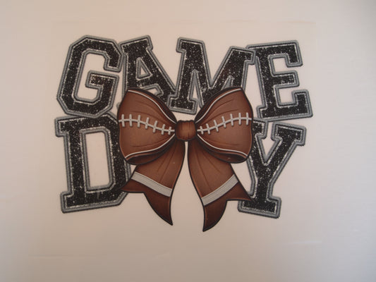 Game day football bow